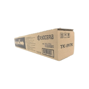 Genuine Kyocera TK-897K Black Toner Cartridge (12K)