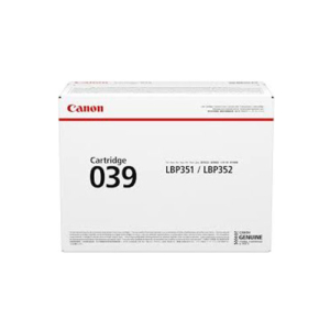 Canon Cartridge-039 Black Toner Cartridge (0287C001AA)